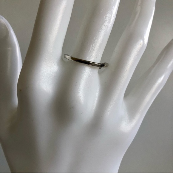 Sterling Silver Heartbeat Zig Zag Ring, Size 7 - Picture 4 of 7